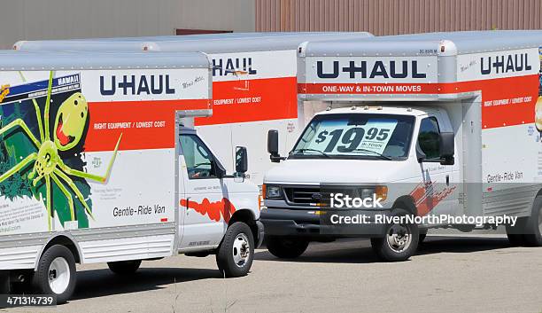 Uhaul Stock Photo - Download Image Now - Truck, Color Image, Commercial Land Vehicle