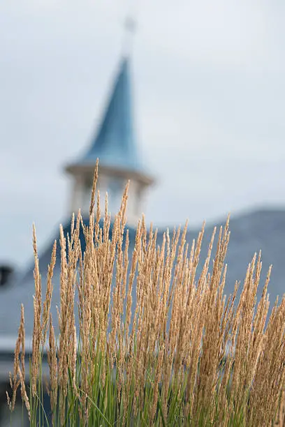 tadoussac old wood blue tower church