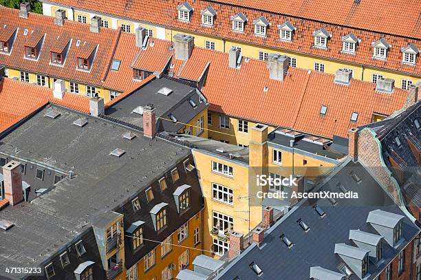 Foto de Copenhague Telhados e mais fotos de stock de Telhado - Telhado, Copenhague, Vista Aérea
