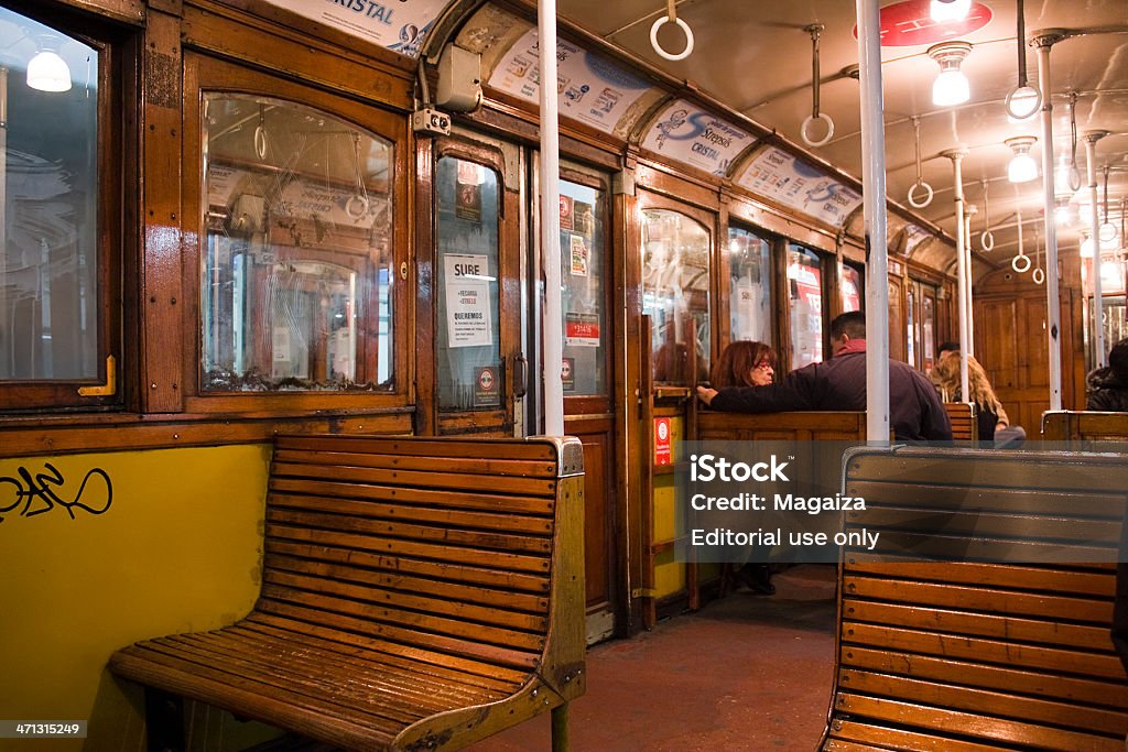 Interior de carro de Metro - Royalty-free Argentina Foto de stock