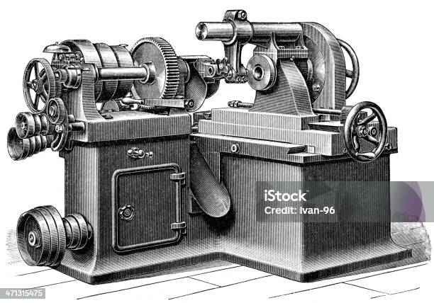 Milling Bit Vector Milling Machine Stock Illustration - Download Image Now - Business ...