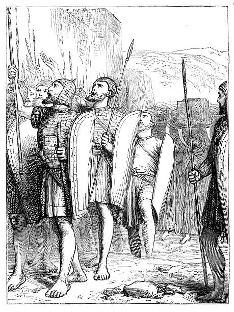 istock Walls of Jericho surrounded by soldiers 1868 magazine 471316559