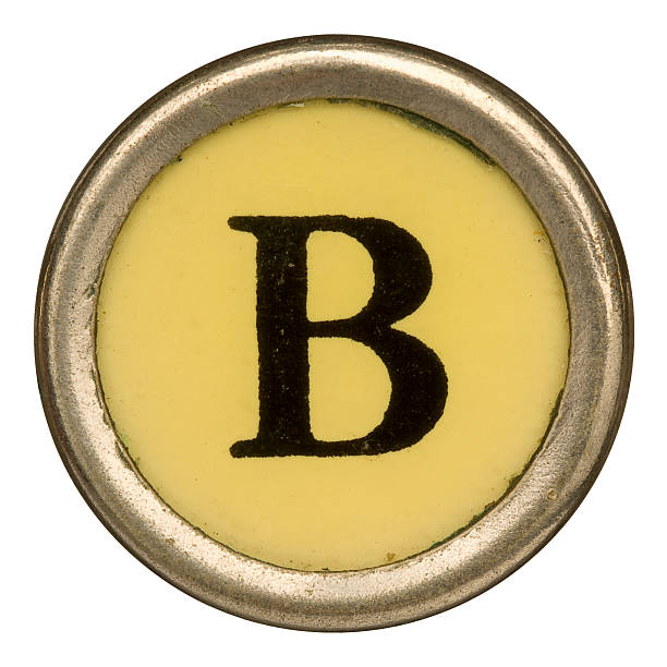 istock Alphabet - Letter B from old Manual Typewriter. 471317035