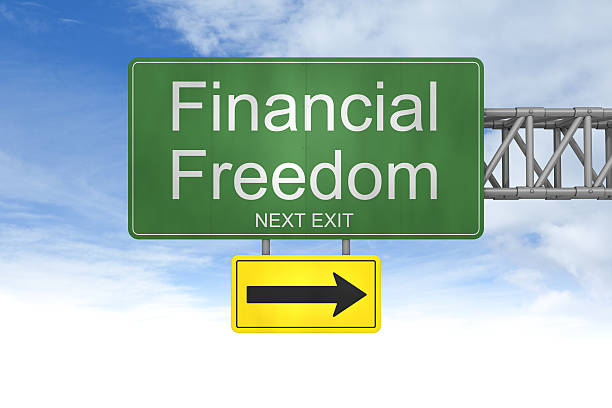 istock Financial freedom Sign 471317285