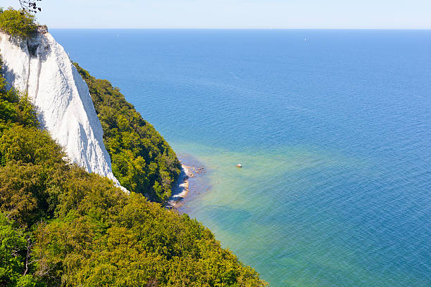 costa del mar baltico - white cliffs foto e immagini stock