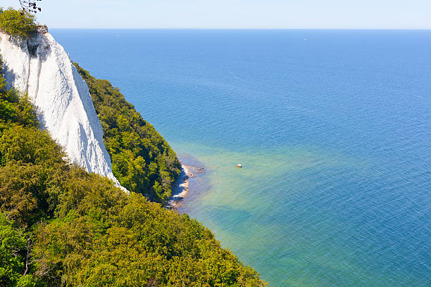 wybrzeże morze bałtyckie - rugen island baltic sea germany white cliffs zdjęcia i obrazy z banku zdjęć