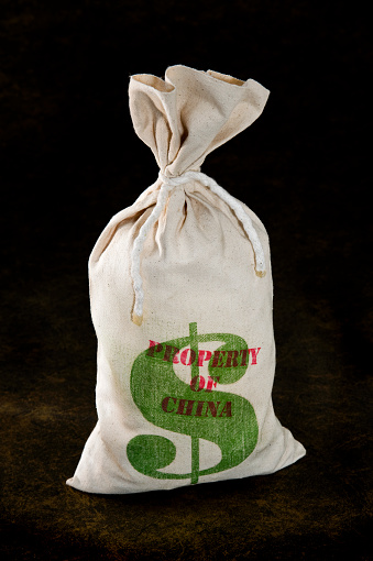 US Debt - Money bag with $ symbol with 