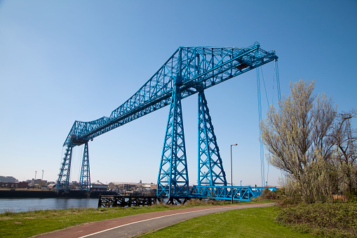 Built in 1911 to replace an earlier steam ferry, the Middlesbrough Transporter Bridge is the furthest downstream bridge across the River Tees, England.