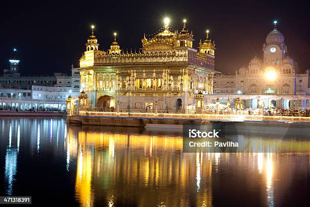 Golden Temple In Amritsar Northern India Stock Photo - Download Image Now - Amritsar, Asia, Black Color