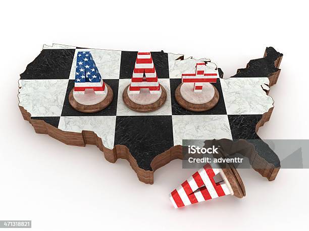 Verringere Der Usa Bonität Stockfoto und mehr Bilder von Dreidimensional - Dreidimensional, Amerikanische Flagge, Bankgeschäft