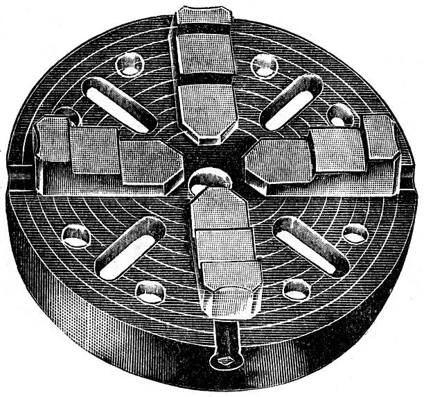 Lathe Chuck Lathe Chuck chuck drill part stock illustrations