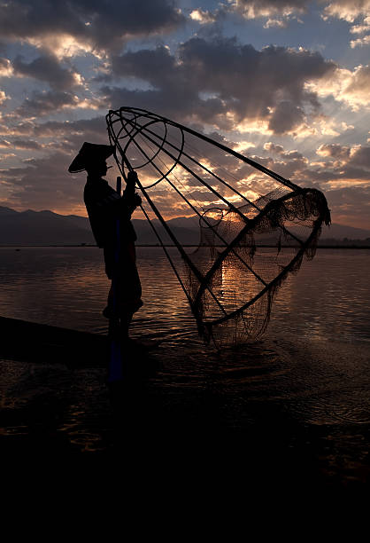 istock Fisherman on Inle lake, Myanmar 471321503