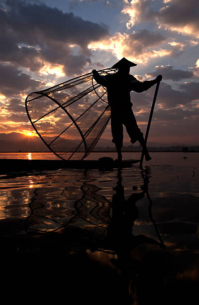 istock Fisherman on Inle lake, Myanmar 471321509