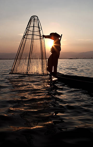 istock Fisherman on Inle lake, Myanmar 471321553