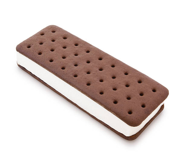 Ice Cream Sandwich Ice Cream Sandwich isolated on white (excluding the shadow) Ice Cream Sandwich stock pictures, royalty-free photos & images