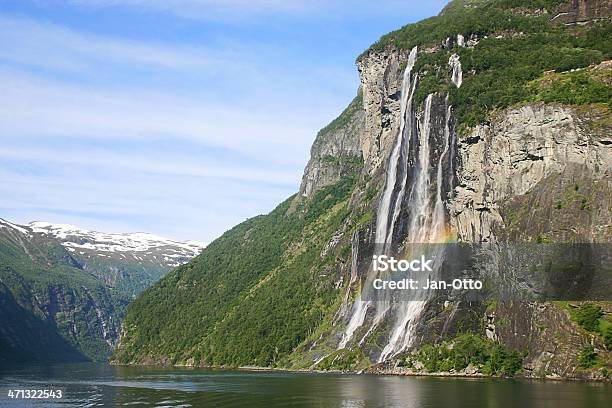 Geirangerfjord Stockfoto und mehr Bilder von Fluss - Fluss, Zirrus, Berg