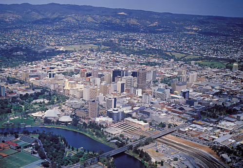 The city of adelaide, south australia.