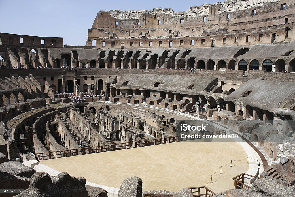 Le Colisée à l'intérieur. - Photo de Amphithéâtre libre de droits