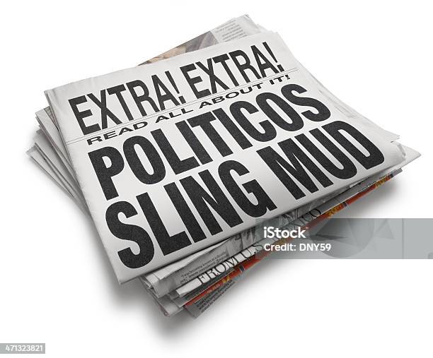 Politici Sling Fango - Fotografie stock e altre immagini di Composizione orizzontale - Composizione orizzontale, Comunicazione, Copy Space