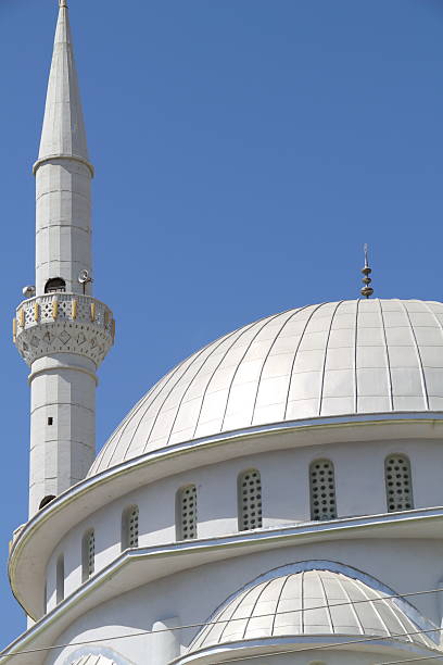 istock Mosque in turkey agains blue sky 471324681