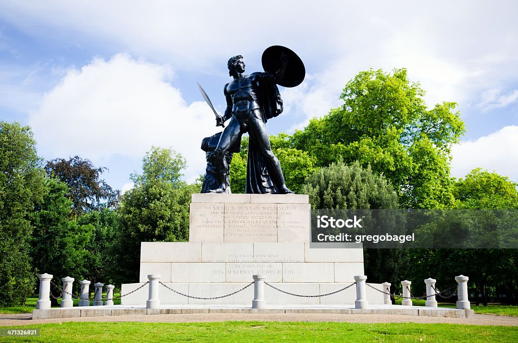 Statue of Achilles w Hyde Parku w Londynie, Anglia - Zbiór zdjęć royalty-free (Achilles)
