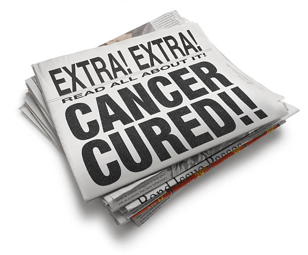 istock Cancer Cured Newspaper Headline 471327355