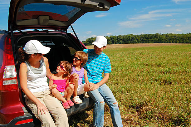 istock Family vacation, car trip 471329639