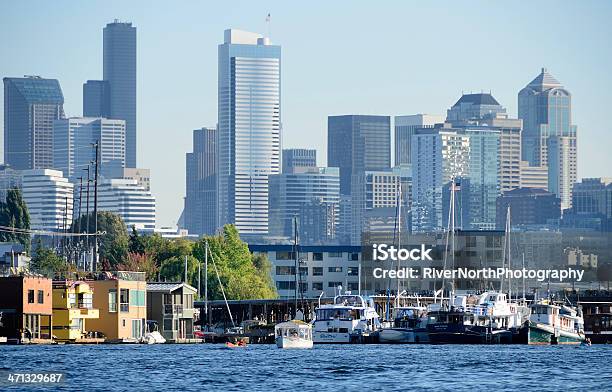 Lake Union Seattle - zdjęcia stockowe i więcej obrazów Dzień - Dzień, Edytorski, Fotografika