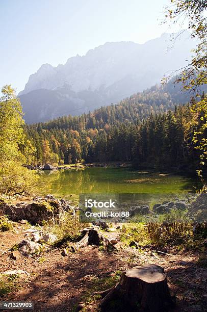 Idílica Alpine Lago Foto de stock y más banco de imágenes de Agua - Agua, Aire libre, Alemania