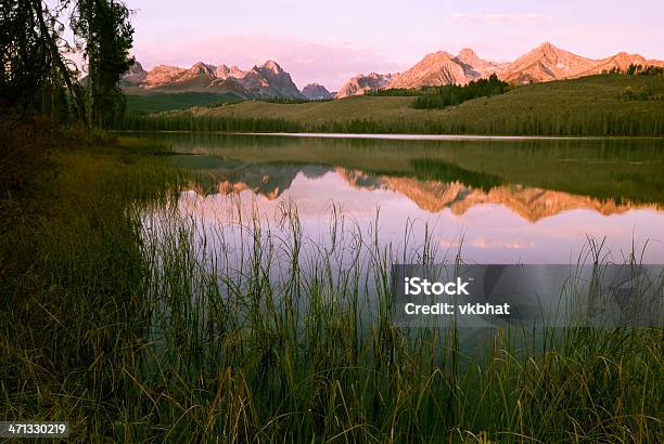 Sawtooth Sunrise Stock Photo - Download Image Now - Beauty, Beauty In Nature, Bush