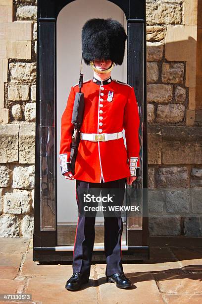 Photo libre de droit de Queens Garde Londres Angleterre banque d'images et plus d'images libres de droit de Garde royale anglaise - Garde royale anglaise, Palais de Buckingham, Angleterre