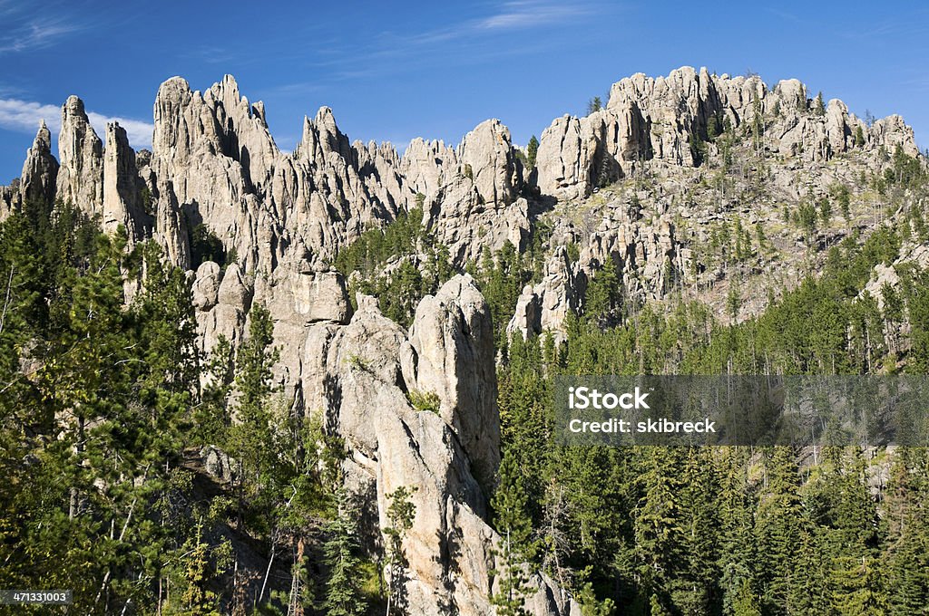 &quot;The Needles&quot; in Custer State Park, South Dakota Granite geological formation, called "The Needles" in Custer State Park, South Dakota. Custer State Park Stock Photo