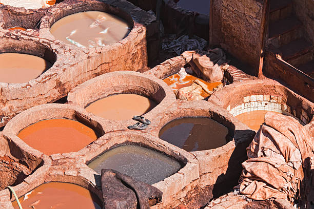 istock Tanneries, Fes Morocco 471331273