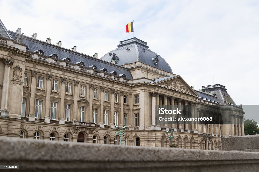 Palácio Real de Bruxelas - Royalty-free Antigo Foto de stock