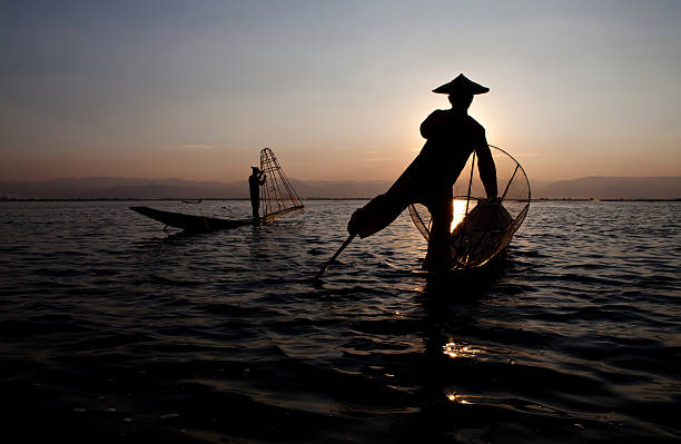 istock Fishermen on Inle lake, Myanmar 471332633