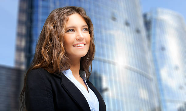 istock Smiling business woman portrait 471332936