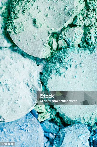 Crushed Makeup Stock Photo - Download Image Now - Eyeshadow, Make-Up, Full Frame