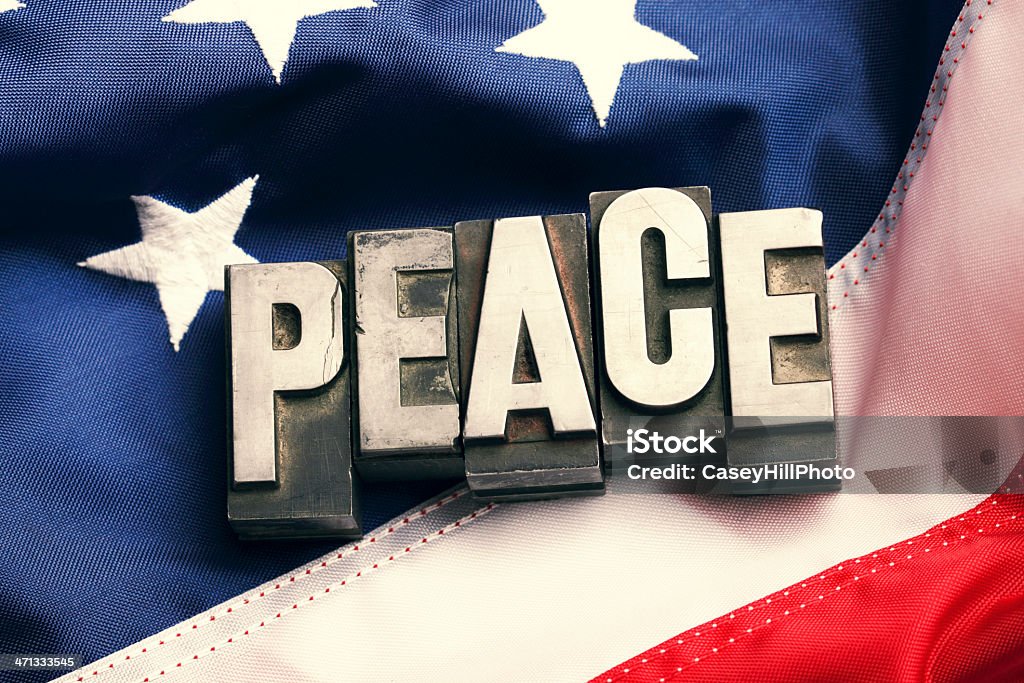 Peace - Lizenzfrei Alphabet Stock-Foto