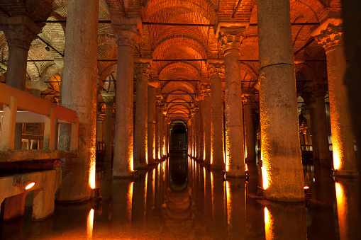 The Basilica Cistern (Turkish: Yerebatan Sarayı - \