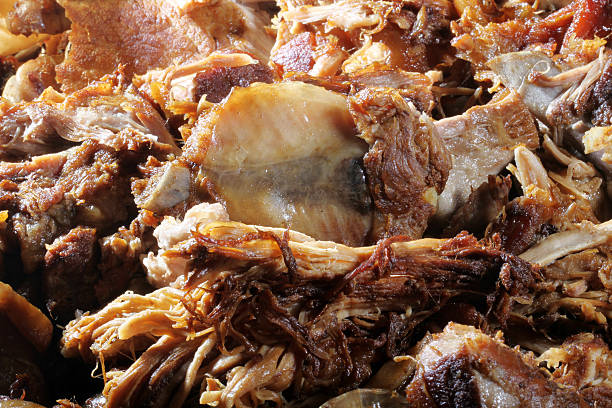Carnitas, literally \