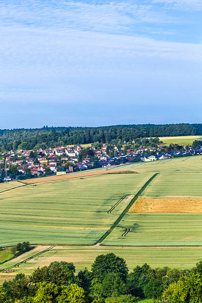 istock small village in the Taununs with fields 471336130