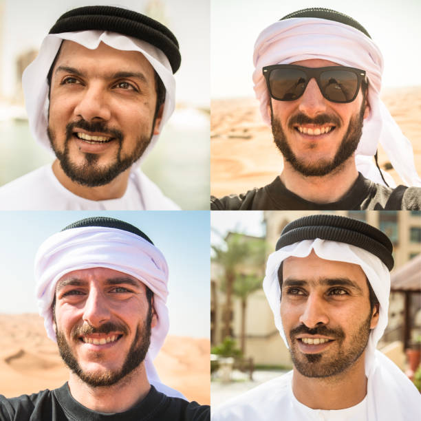 istock tourist man doing a selfie on the desert 471336338