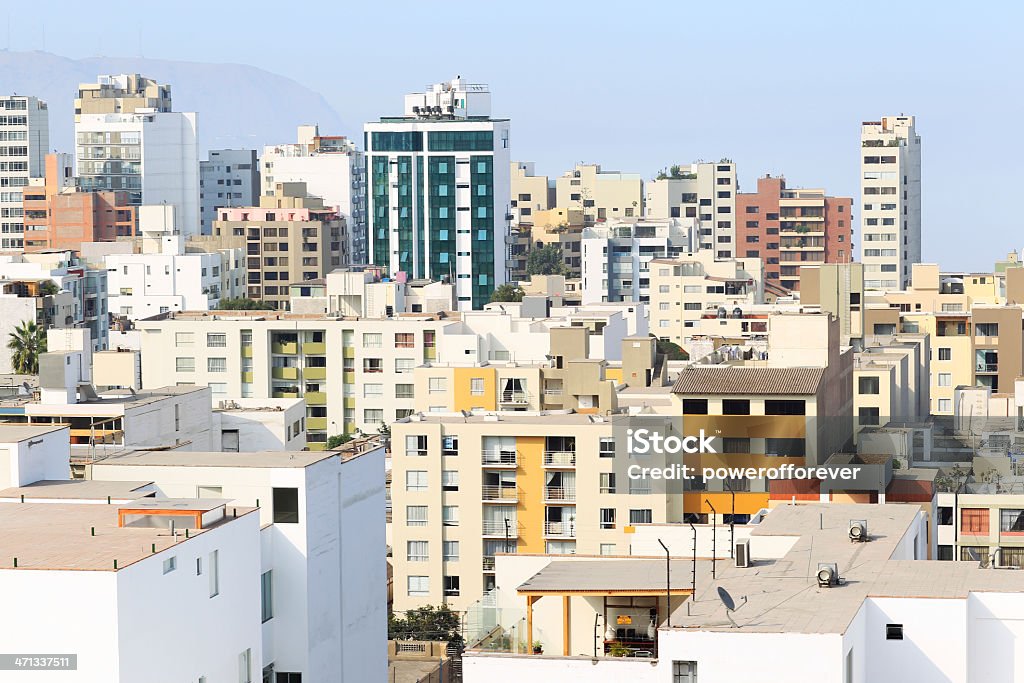 Skyline der Innenstadt von Lima - Lizenzfrei Lima Stock-Foto