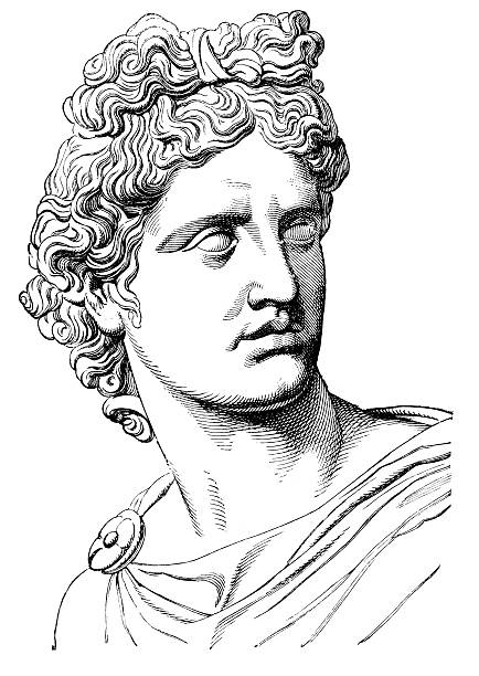 apollo - roman god stock illustrations