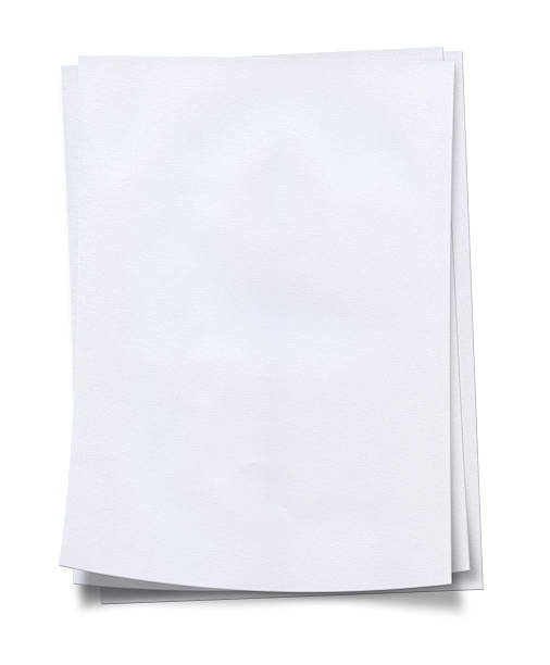 carta bianco - paperback book stack white foto e immagini stock