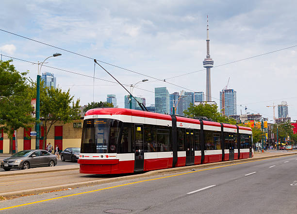 Toronto New Streetcars stock photo
