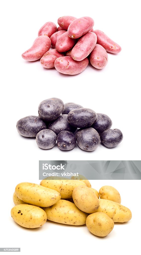 Variados papas peruano - Foto de stock de Patata peruana libre de derechos