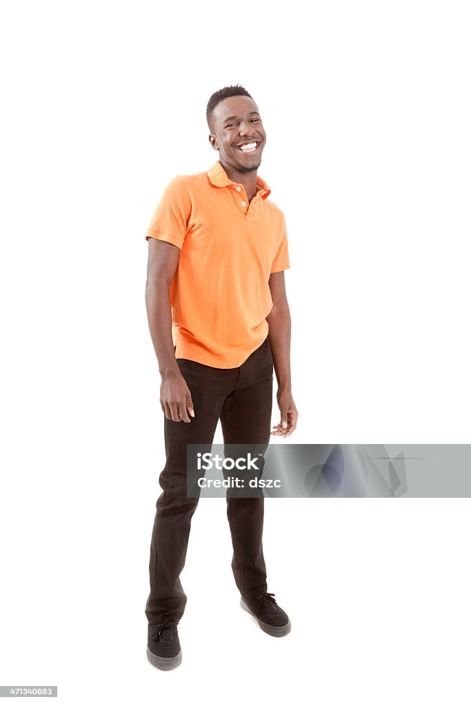 Giovane uomo avendo divertimento - Foto stock royalty-free di Abbigliamento casual