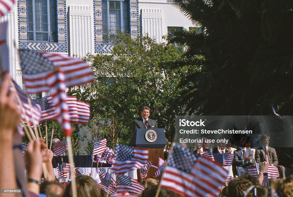 Ronald Reagan Ponowne zebranie się - Zbiór zdjęć royalty-free (Ronald Reagan)