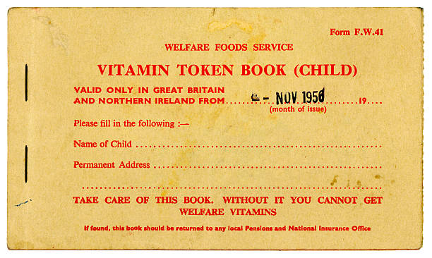 istock British child's Vitamin Token Book, 1956 471341895